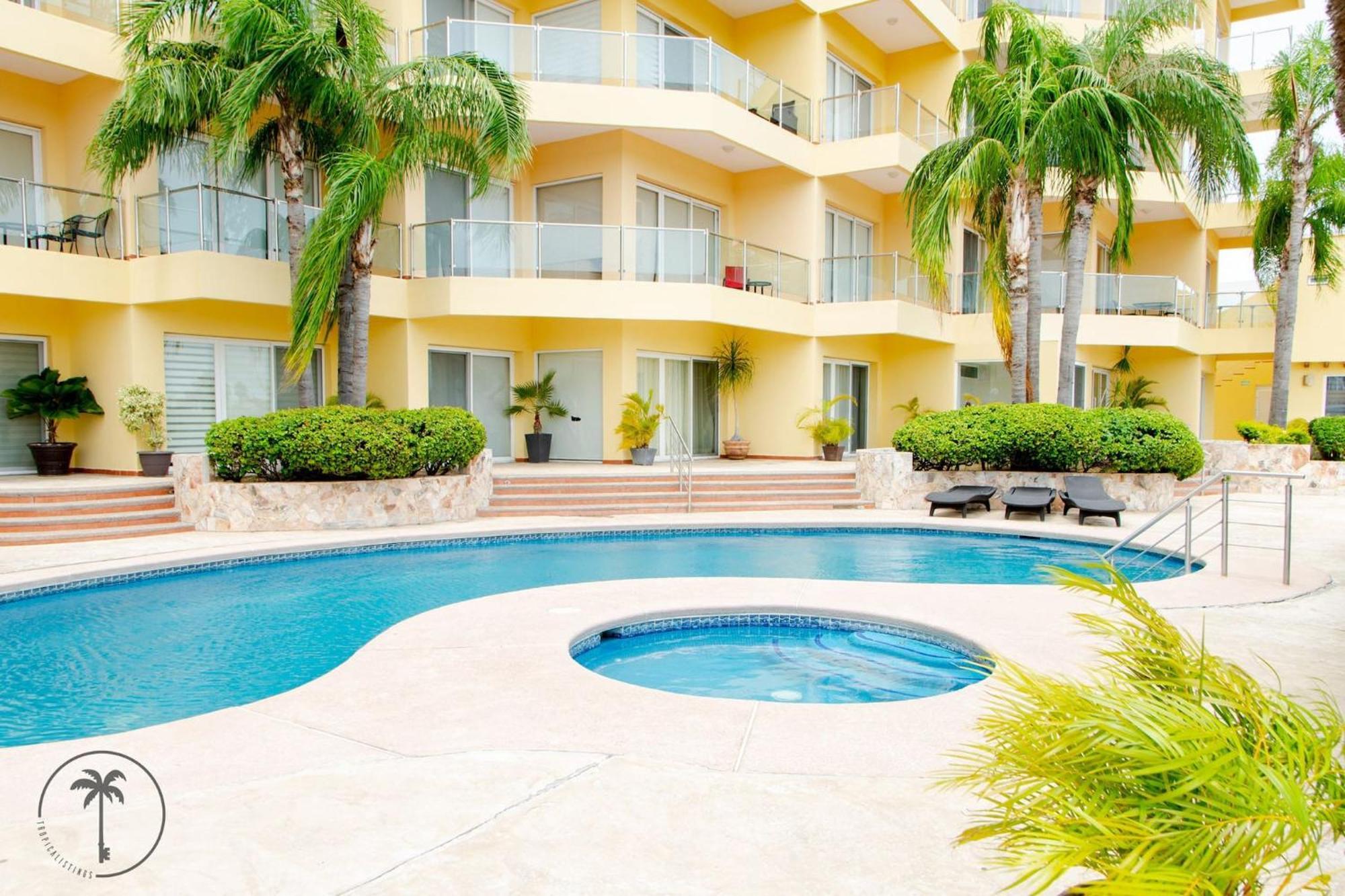 Spacious Apartment With Pool Facing The Ocean In Mazatlan - Marina Exterior photo